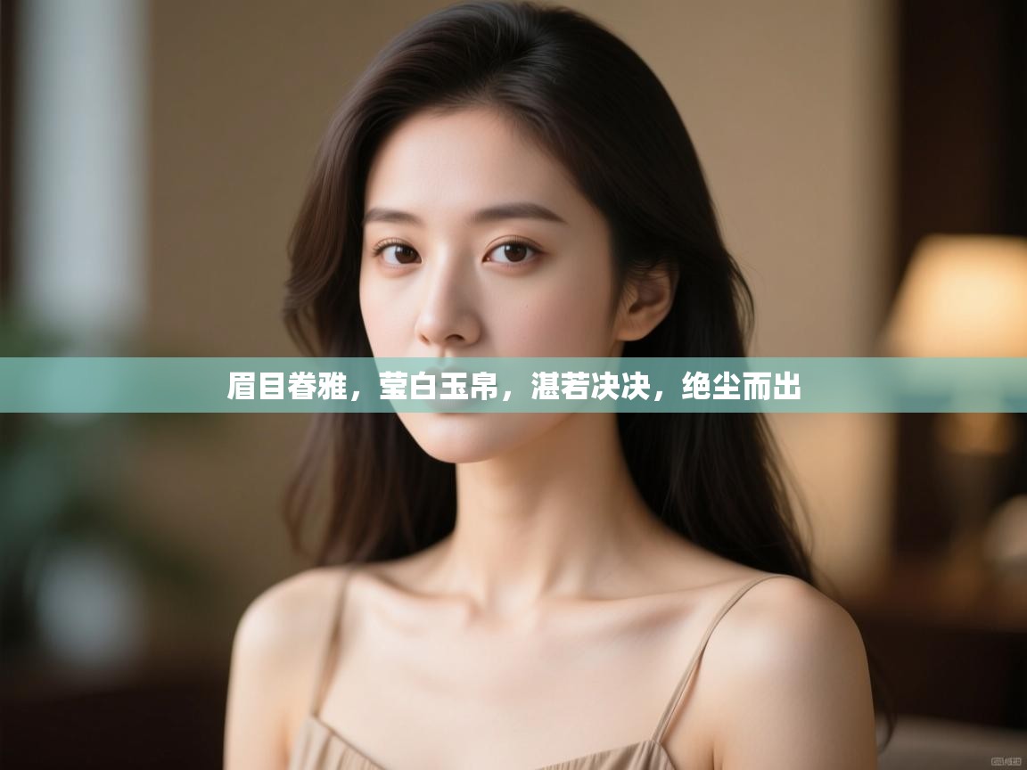 眉目眷雅,莹白玉帛,湛若决决,绝尘而出 第2张